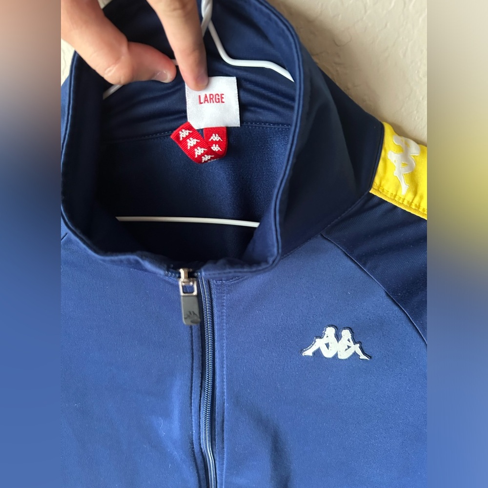 Kappa Full Zip Track Suit Jacket Mens Size Large